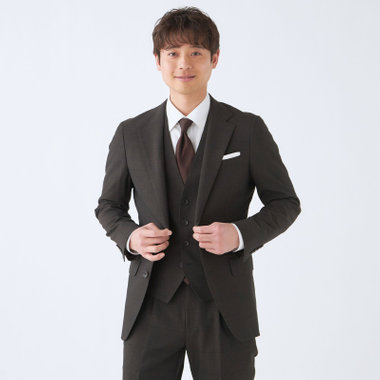 ダークブラウンスーツ スーツセレクト A7 スーツ｜ブラウンスーツ(茶