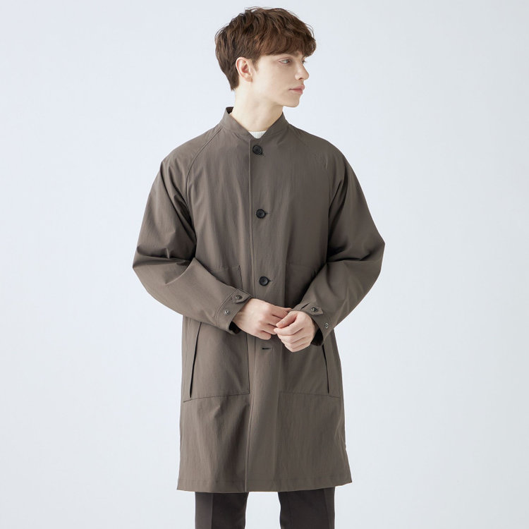 SL】3WAY スタンドカラーコート/グレージュ/WATERPROOF（SLR2303-21_R