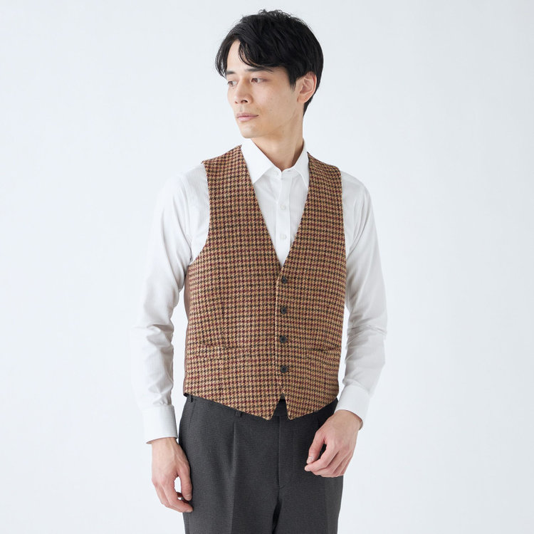 発送在庫あり】【CLASSICO TAPERED】【秋冬】ジレ(ベスト)/ブラウン
