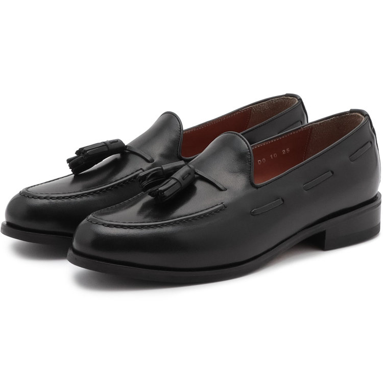 発送在庫あり】【SL】タッセルローファードレスシューズ/ブラック/牛革
