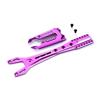 アジャスタブルアルミリヤサスアーム Type-3(For OD / パープル