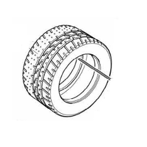 シティターボ フロントタイヤ 2個 ※アフターパーツ※ [19805052