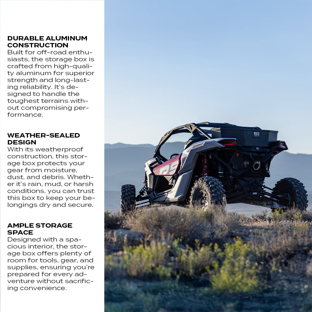 Can-Am X3 Storage Box | Weather Resistant Recovery & Tool Storage