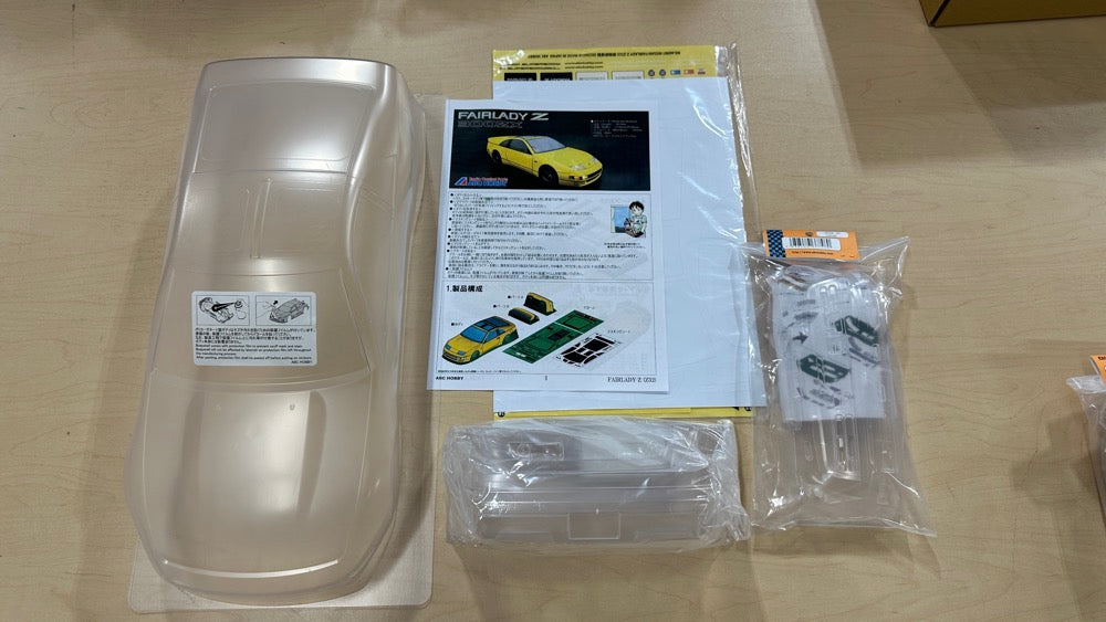 Nissan 300ZX Fairlady Z32 1-10 Body Set + Light Bucket Kit [ABC