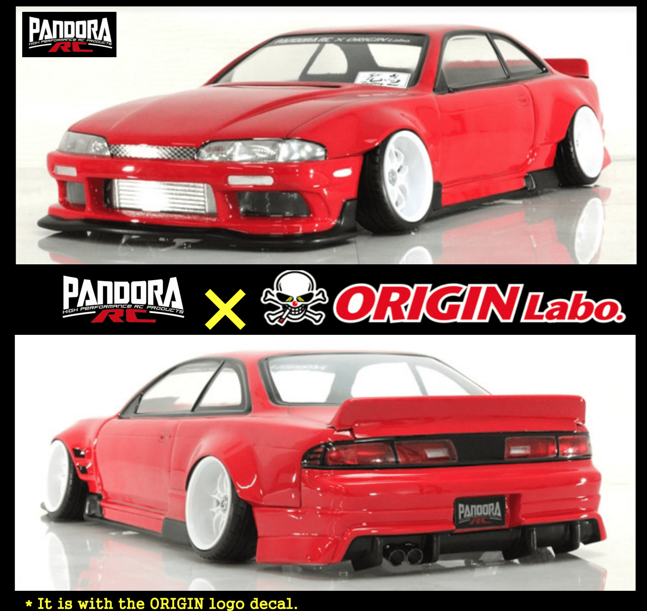 Nissan S14 Zenki 240SX Coupe Origin Labo 1-10 Body Set [Pandora
