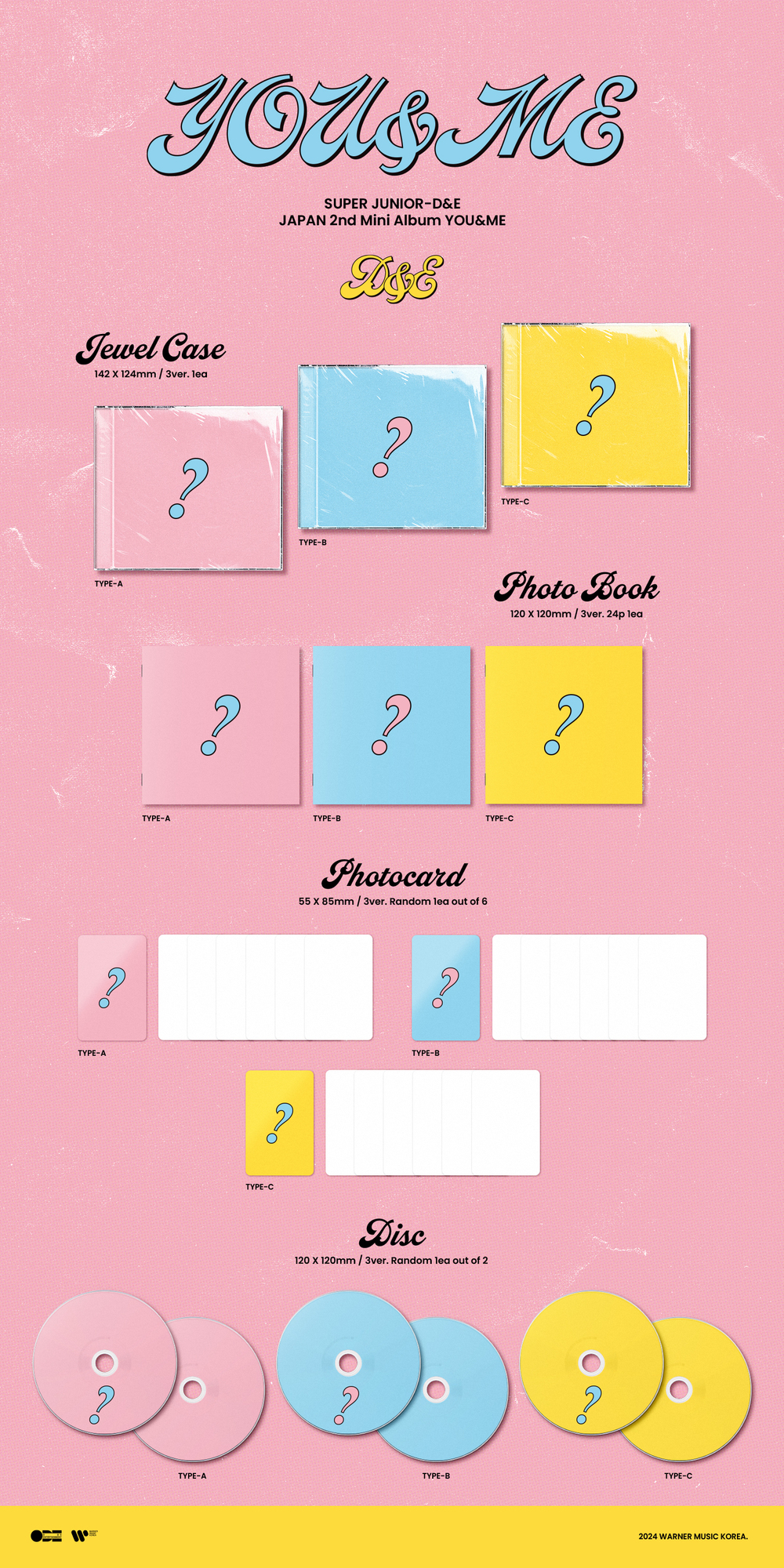 SUPERJUNIOR D&E YOU&ME ドンヘ CD typeA SUPER JUNIOR-D&E JAPAN 2nd