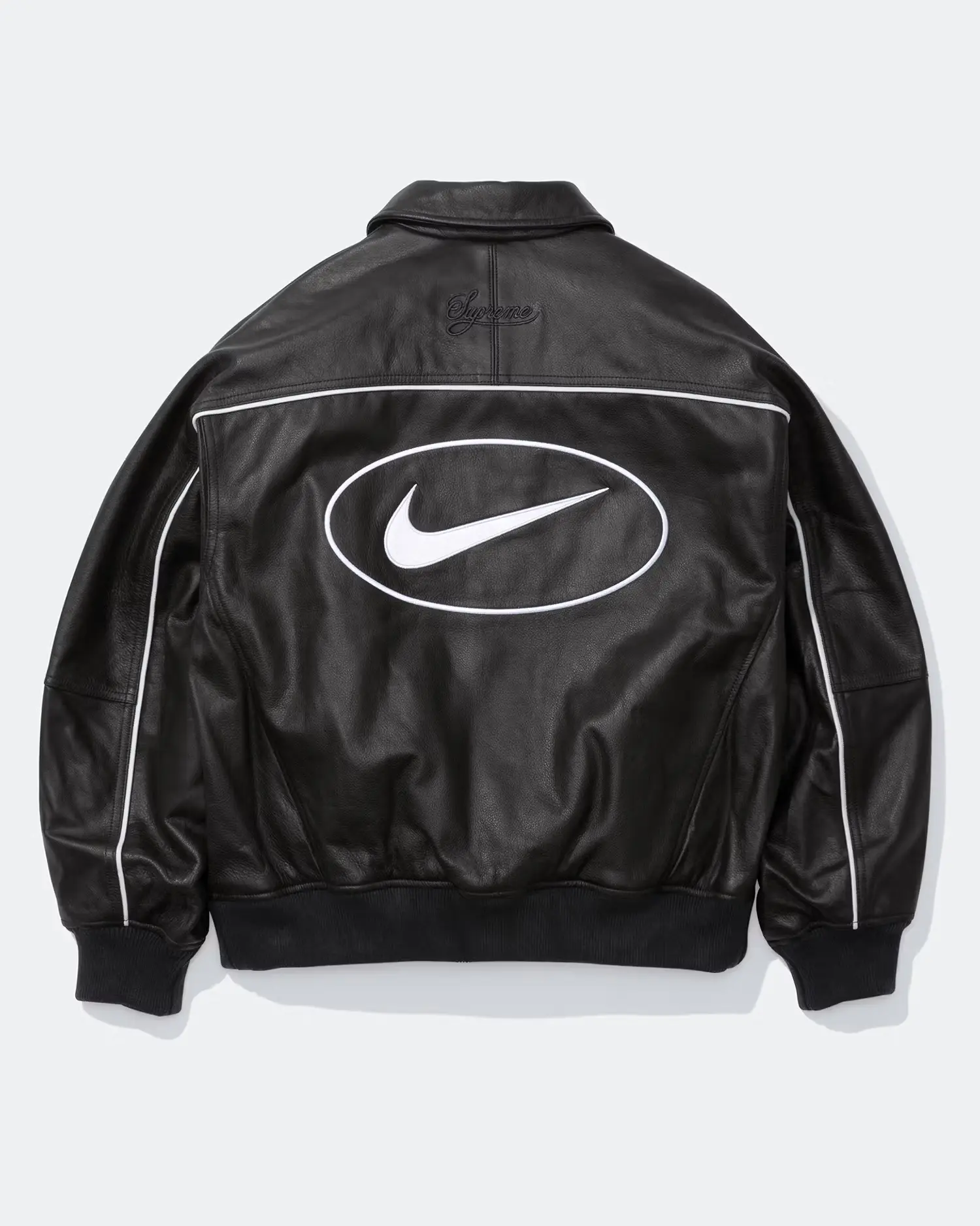 Supreme®/Nike® Leather Varsity Jacket | Supreme 25ss