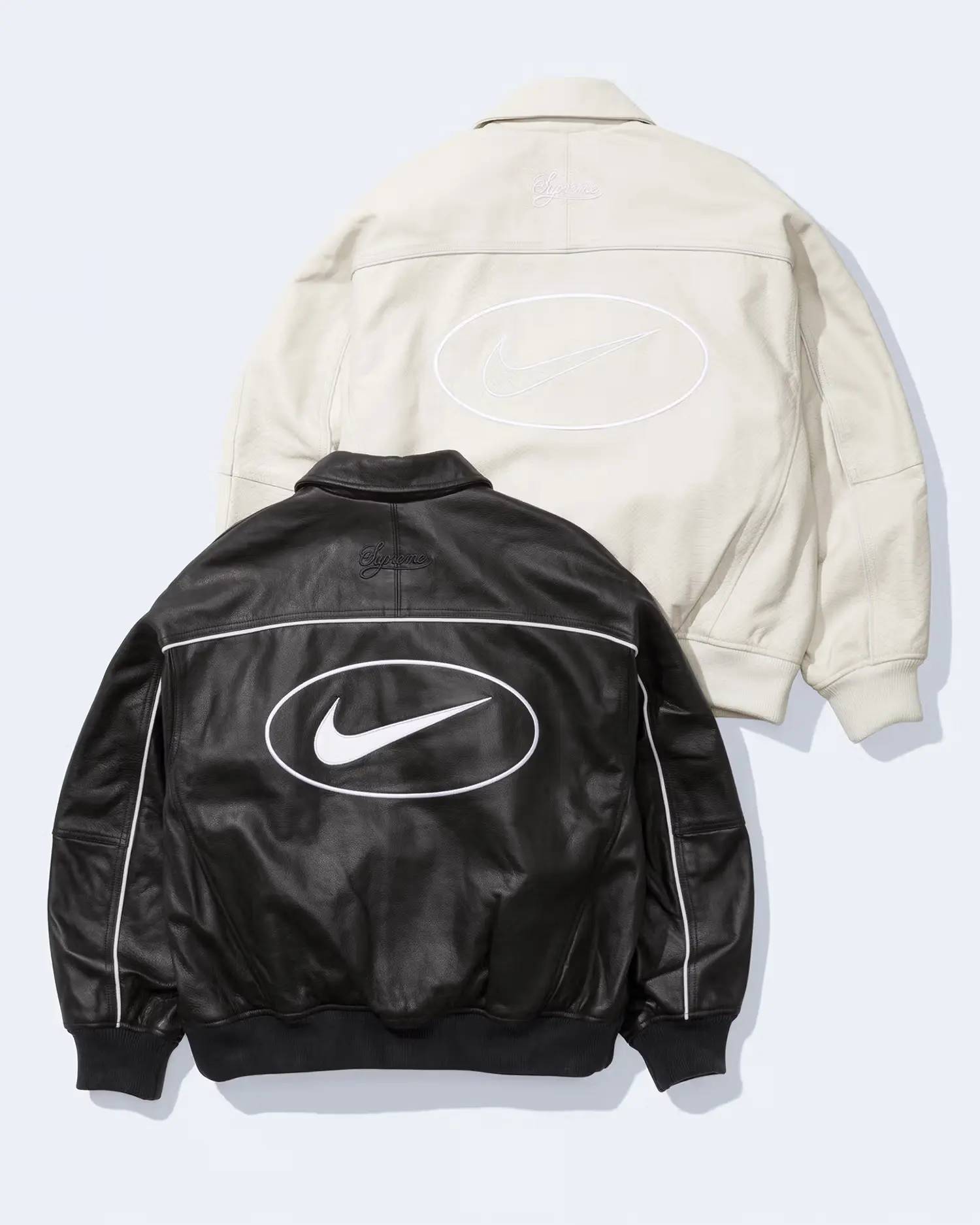Supreme®/Nike® Leather Varsity Jacket | Supreme 25ss