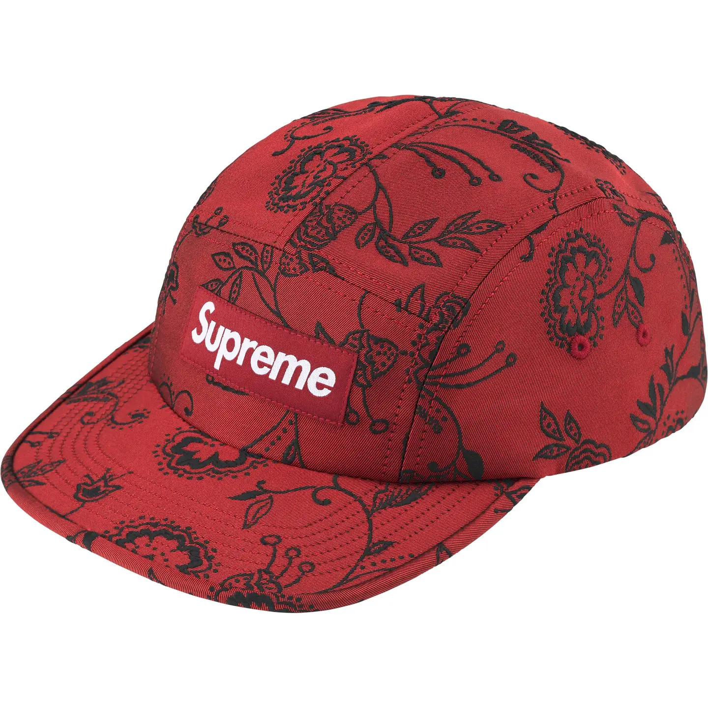 Floral Jacquard Camp Cap | Supreme 25ss