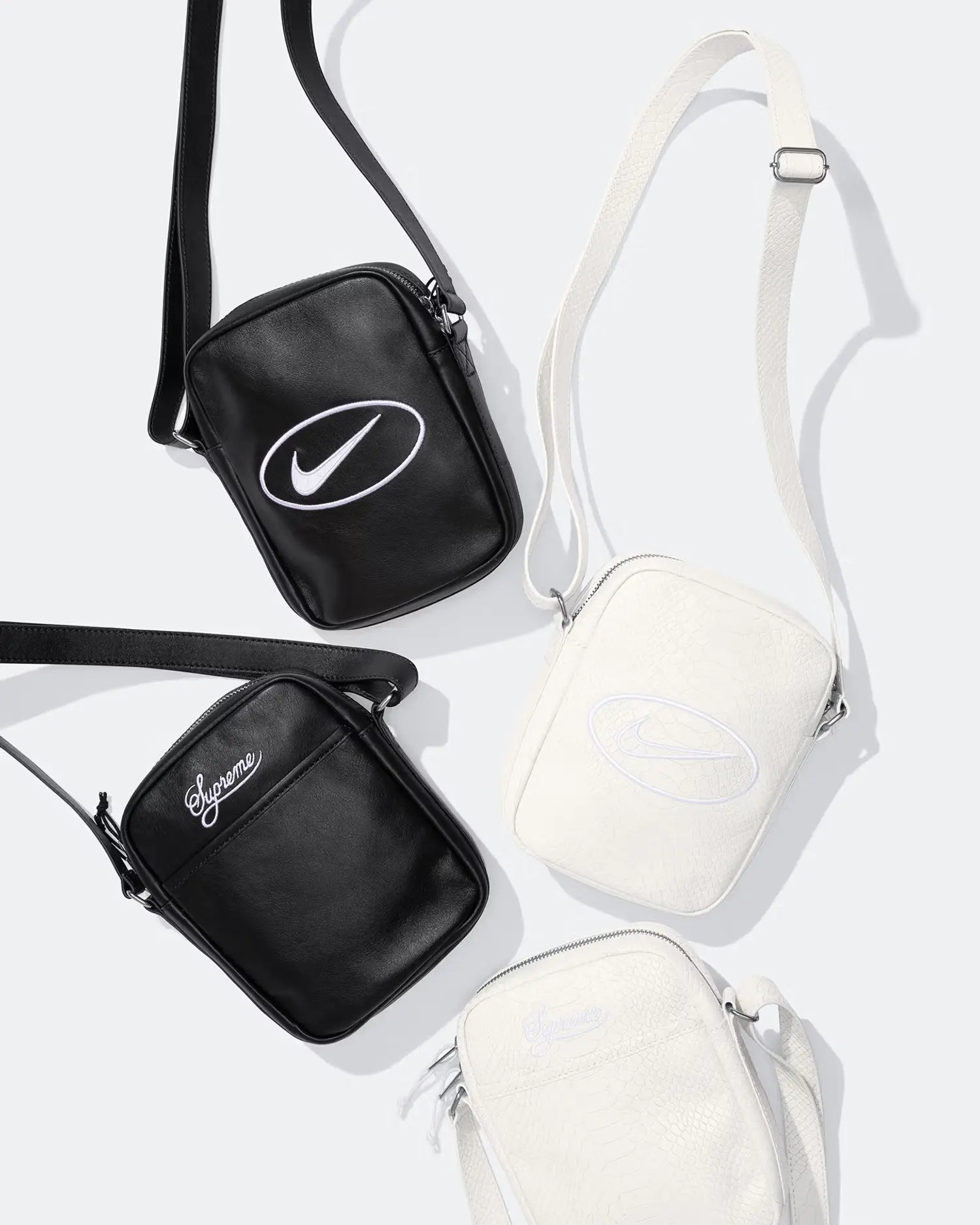 Supreme®/Nike® Leather Shoulder Bag | Supreme 25ss