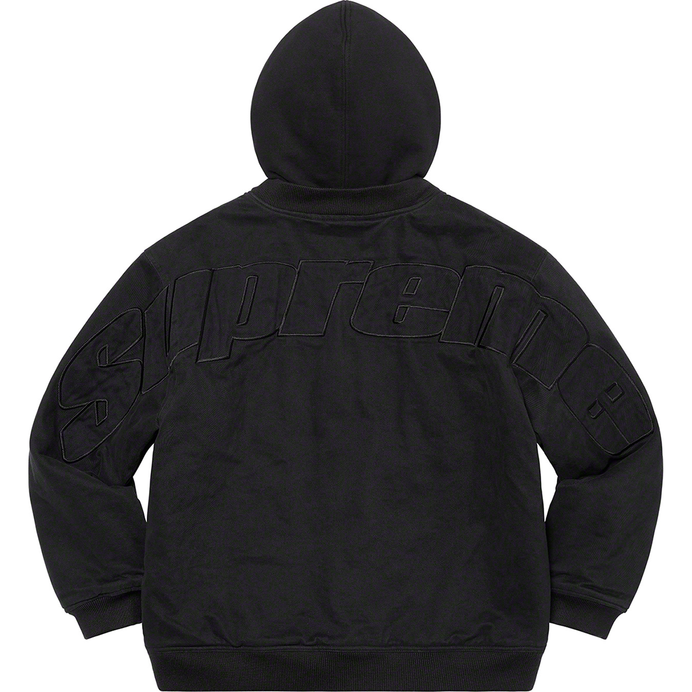 Hooded Twill Varsity Jacket | Supreme 22ss