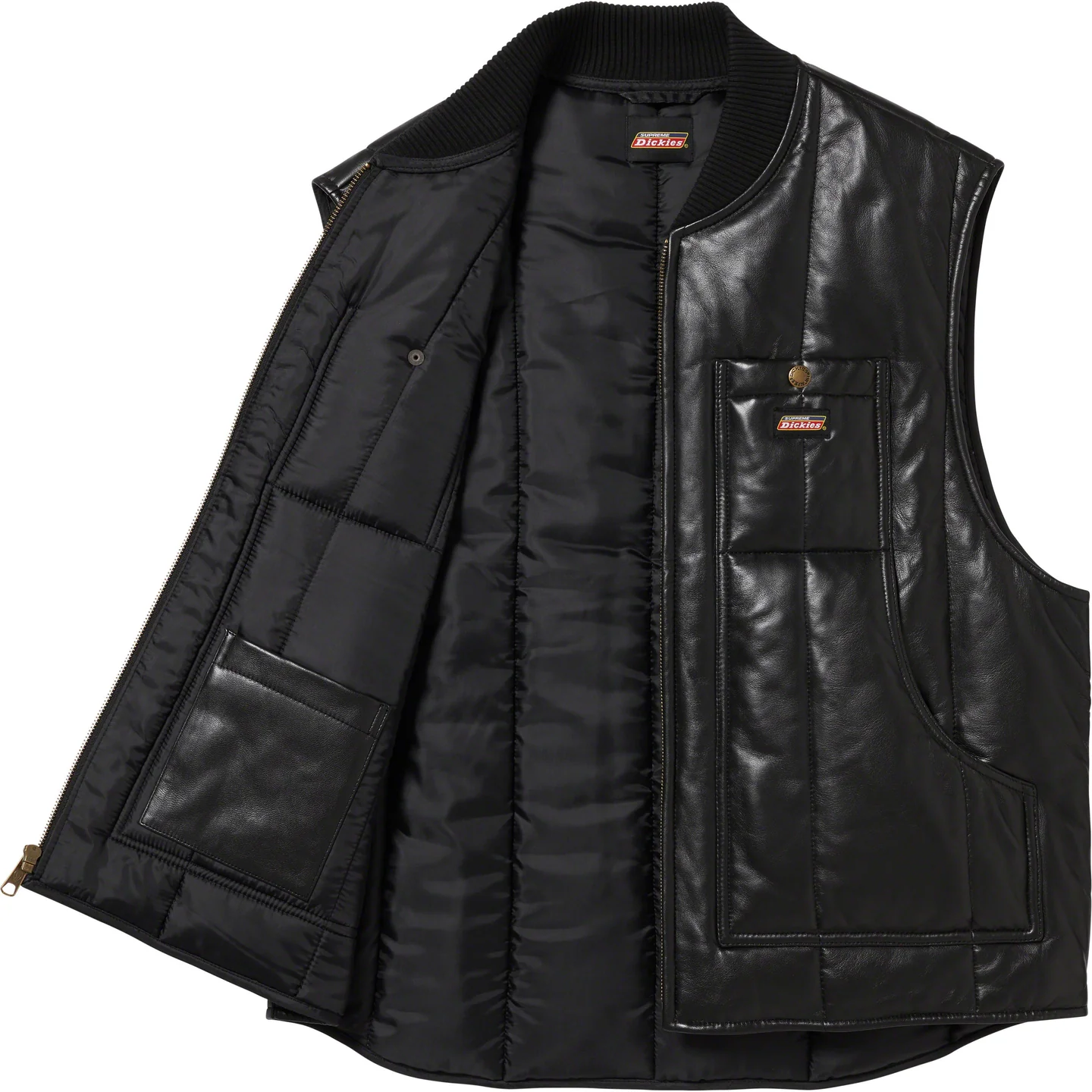 Supreme®/Dickies® Leather Work Vest | Supreme 23fw