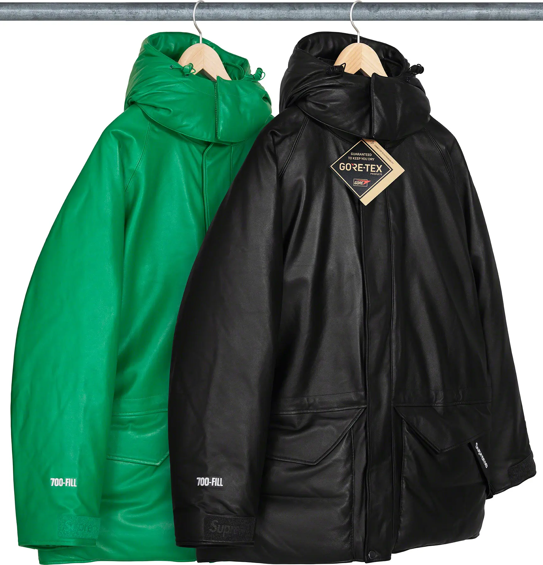 GORE-TEX Leather 700-Fill Down Parka | Supreme 23ss