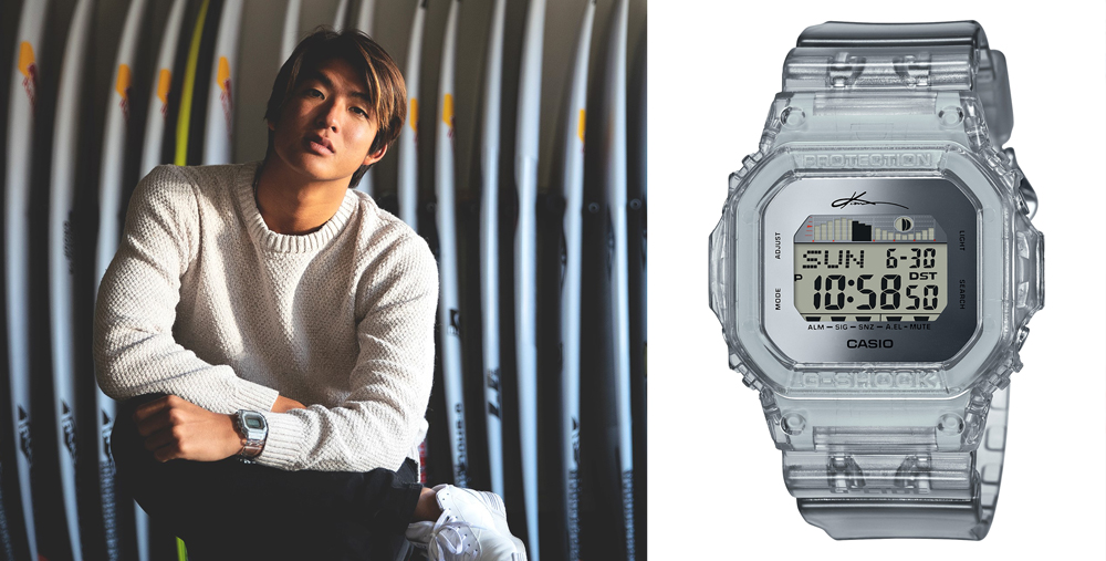 耐衝撃ウオッチ「G-SHOCK」から五十嵐カノア・シグネチャーモデル『GLX