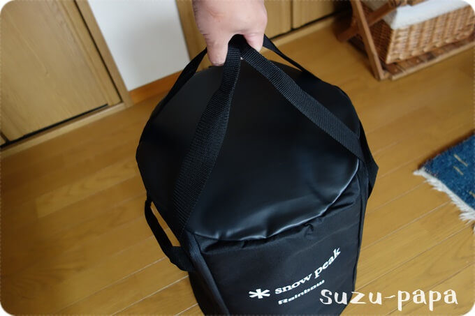 レビュー】レインボーストーブの収納にはスノーピークのレインボー