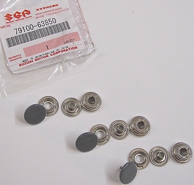 SOFT-TOP SNAPS / 12 PC KIT (OEM/SGP) - SAMURAI/SIDEKICK/TRACKER