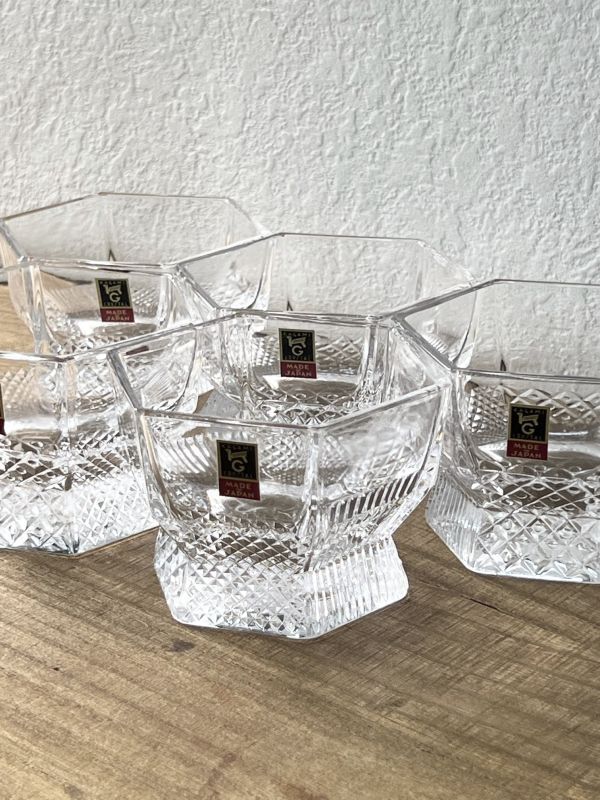 Marvin】カガミクリスタル 懐石杯 5つセット Marvin様専用】カガミ