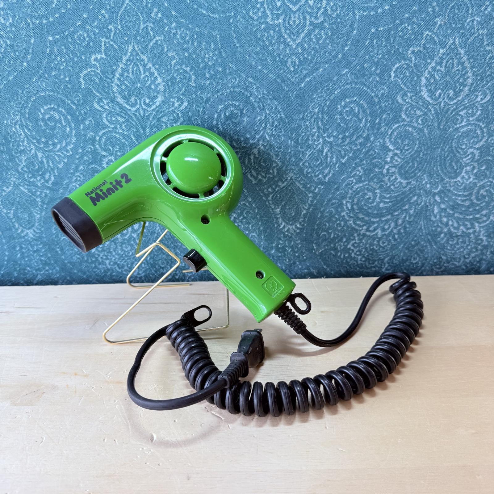 national ナショナル Minit2 ミニドライヤー グリーン vintage