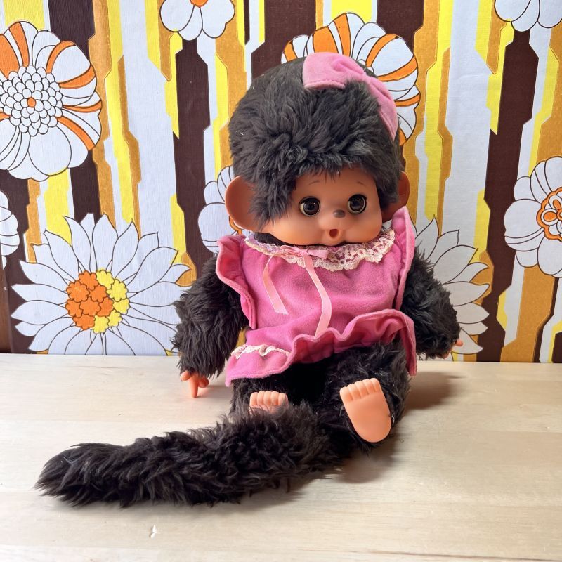 タイアップ商品〇 モンチッチ スリープアイぬいぐるみ 大サイズ