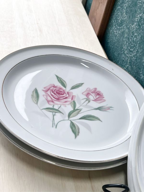SONE CHINA ソネチャイナ vintageplate 26.5cmプレート皿 3枚セット
