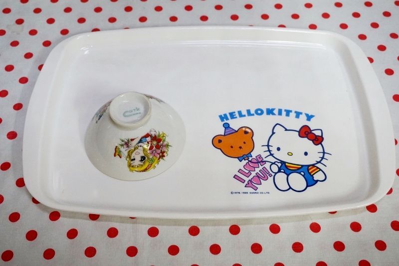 サンリオ ハローキティ 1985年 ファンシートレイ 食器トレー PS217