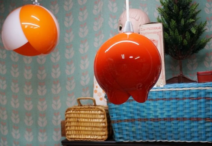 ナショナルフラワーペンダントライト チューリップライト オレンジ