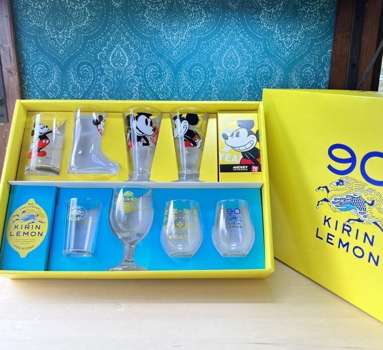 キリンレモン 90周年記念グラスセット 非売品