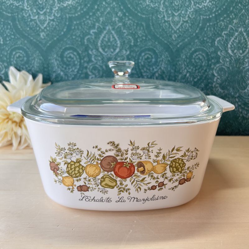 PYREX オールドパイレックス キャセロール バタープリント 4セット