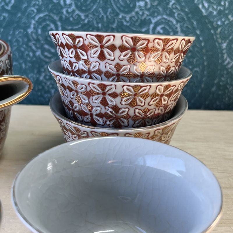 九谷焼 光山 茶器セット deadstock