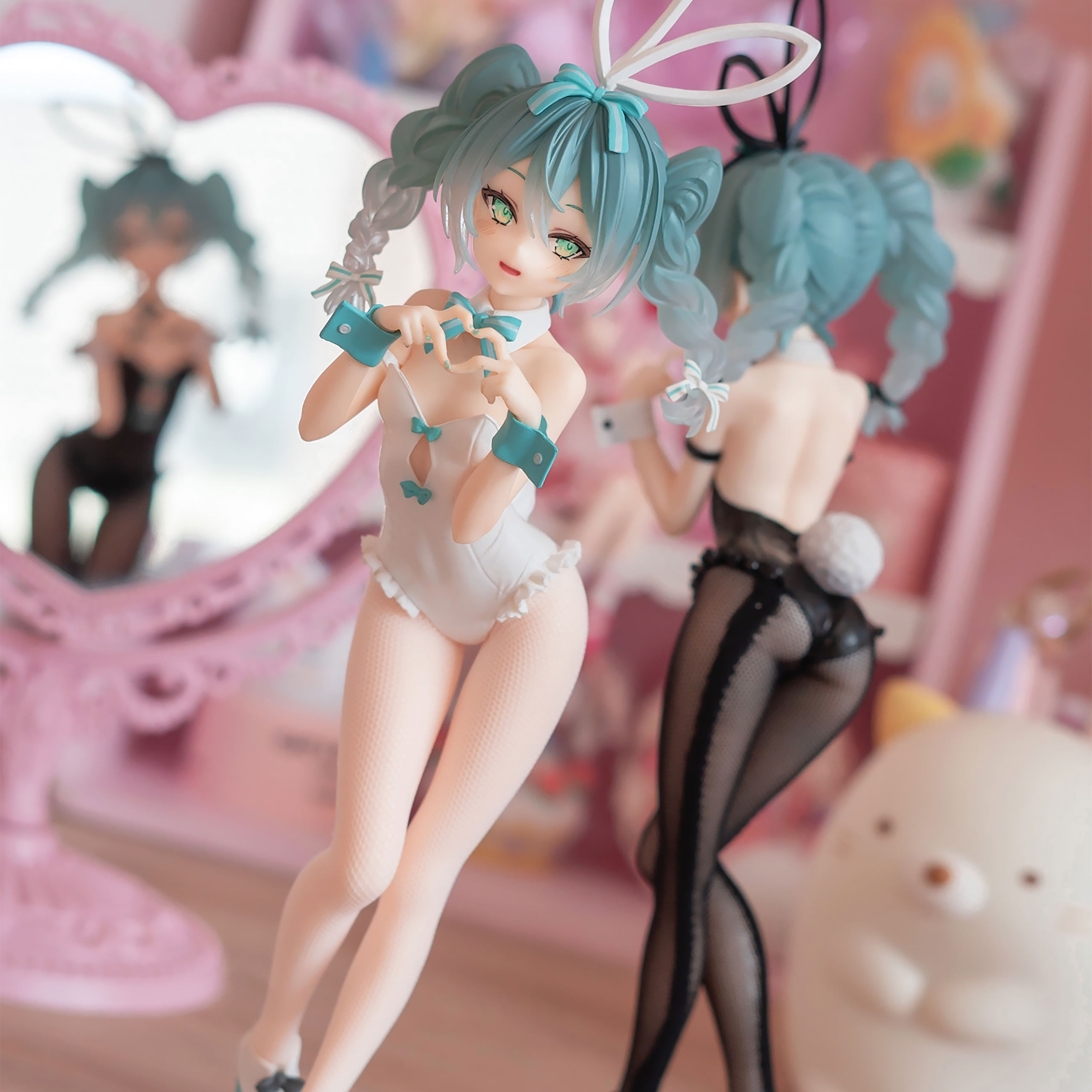 Hatsune Miku - Rurudo White BiCute Bunnies Vocaloid Figure | Elbenwald