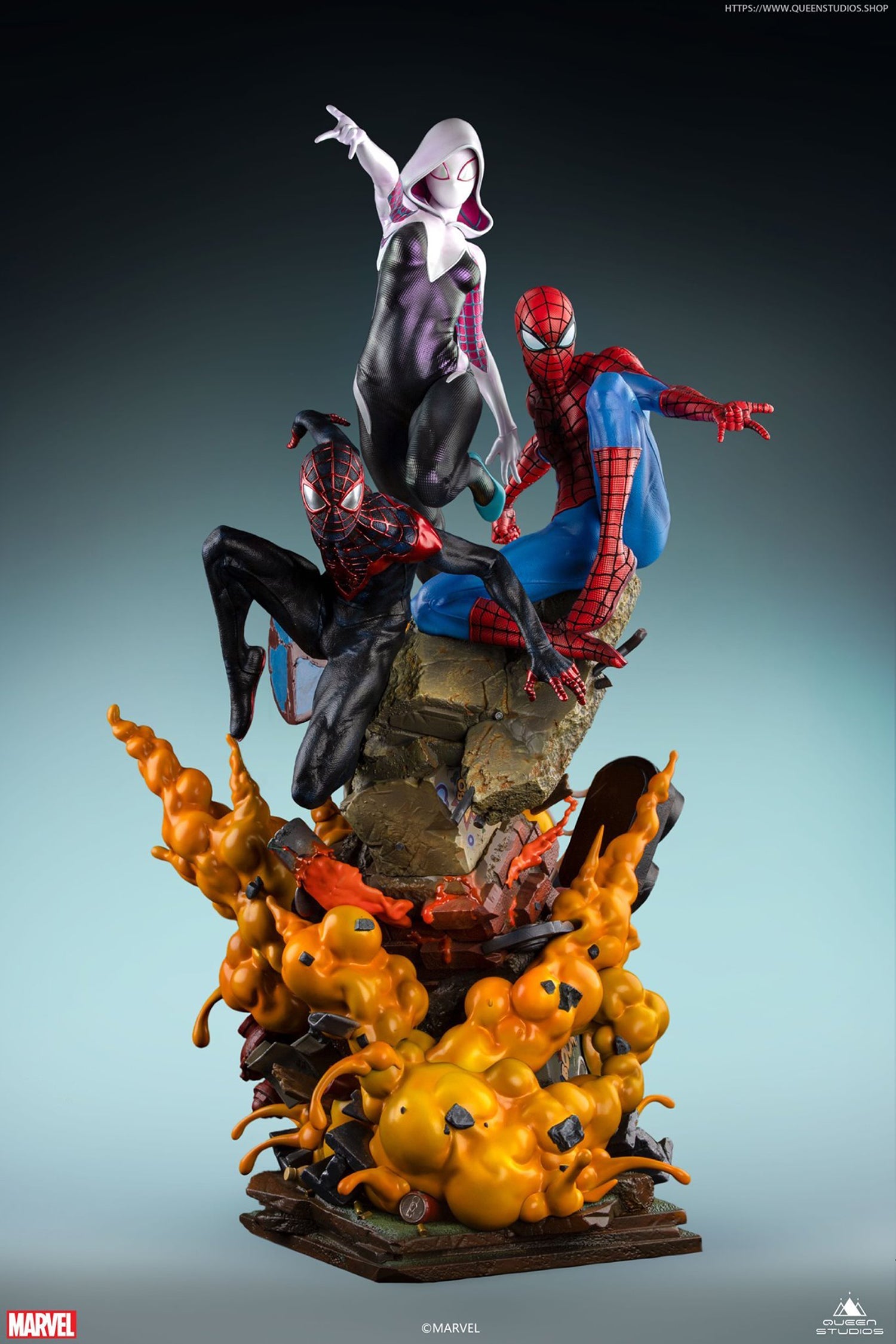 The Amazing Spider-man - Spider-verse Trio - Symbiote Premium