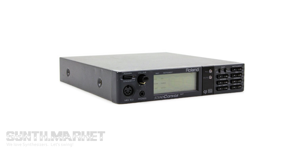 Roland SC-55 Sound Canvas: Rackmounted Sound Module/ Tone Generator