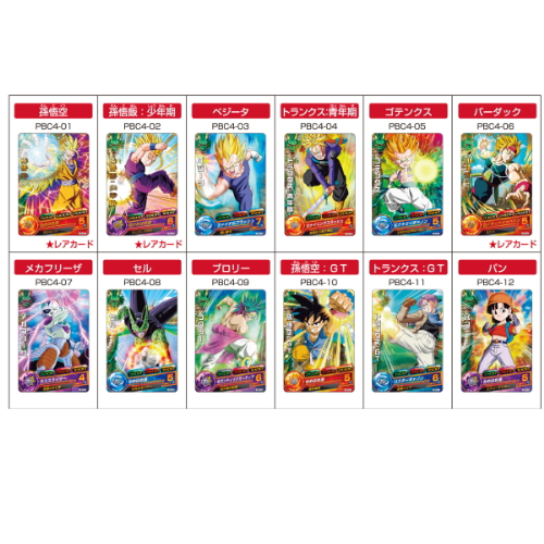 食玩王国オフィシャルウェブサイト ドラゴンボールヒーローズカードグミ4