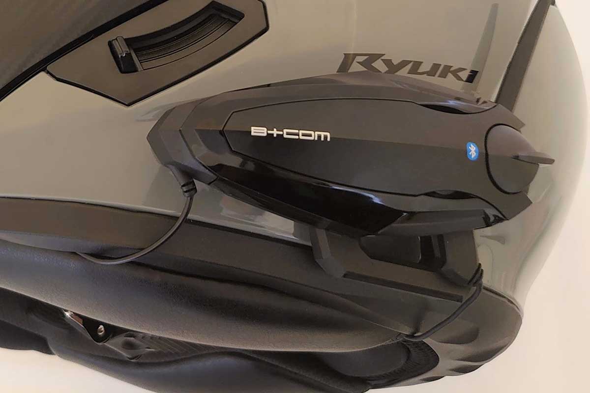 B+COM SB6X バイク用インカム システムヘルメット取付方法 OGK KABUTO